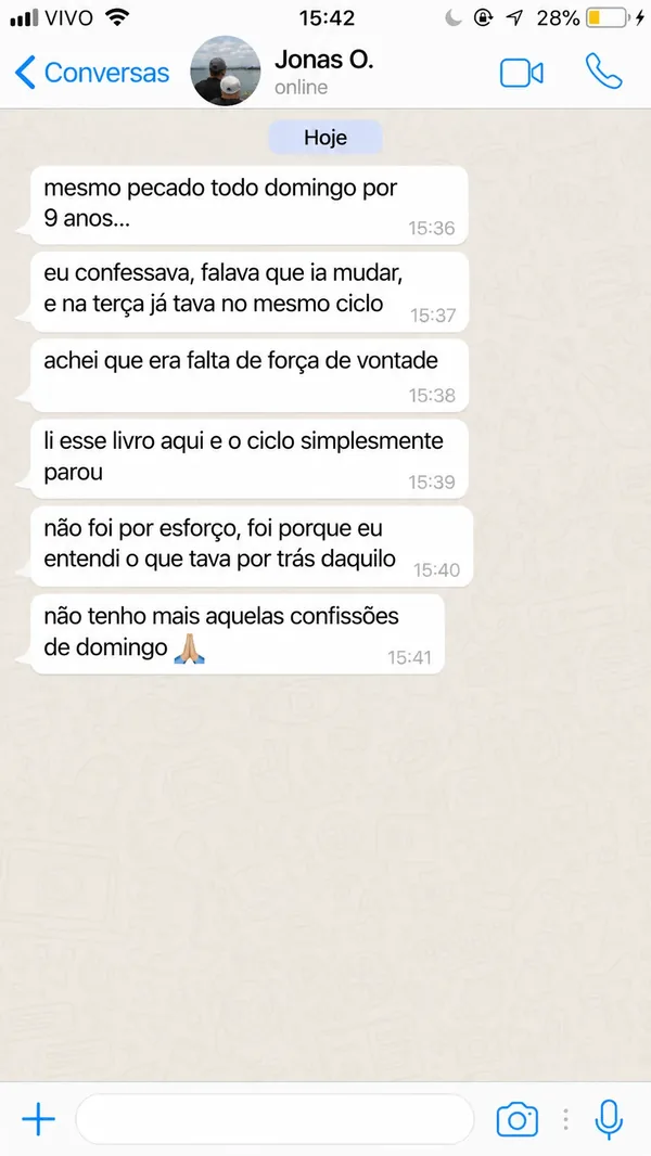 Depoimento autorizado de Jonas O.