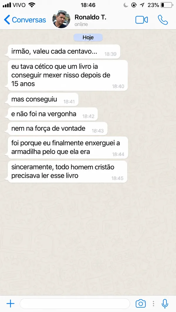 Depoimento autorizado de Ronaldo T.