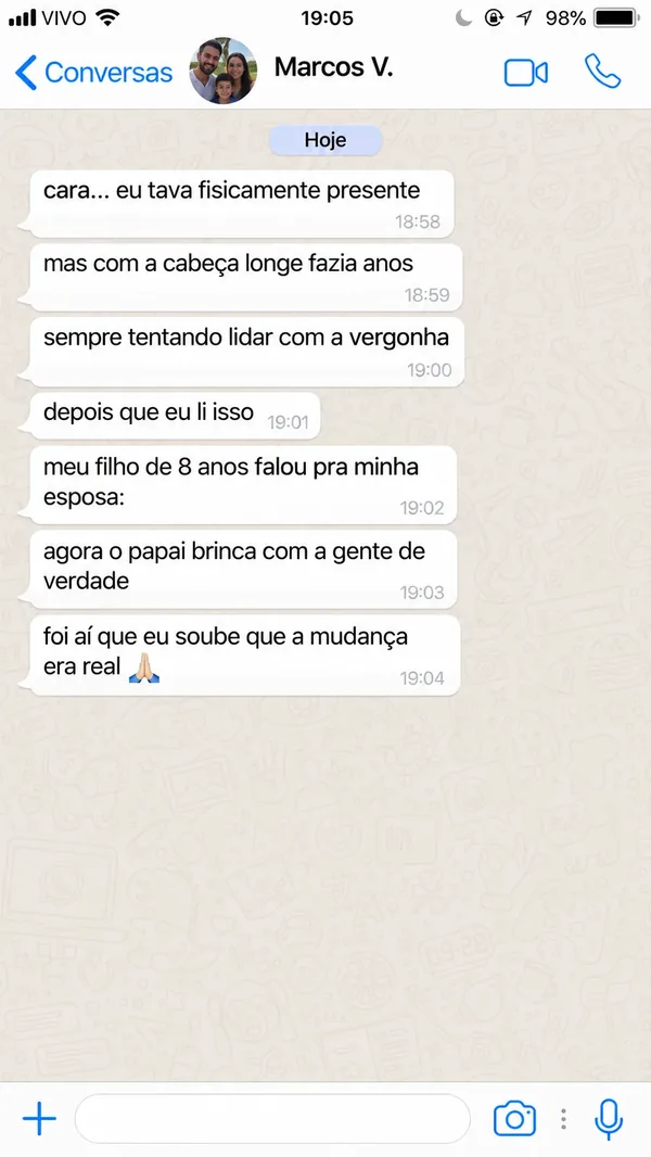 Depoimento autorizado de Marcos V.