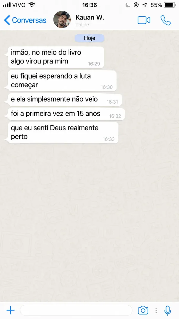 Depoimento autorizado de Kauan W.