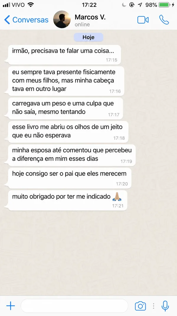 Depoimento autorizado de Marcos V.