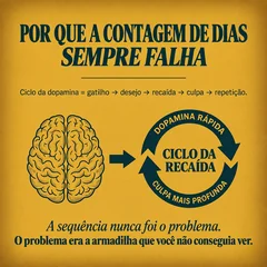 Infográfico: por que a contagem de dias sempre falha, com o ciclo de recaída